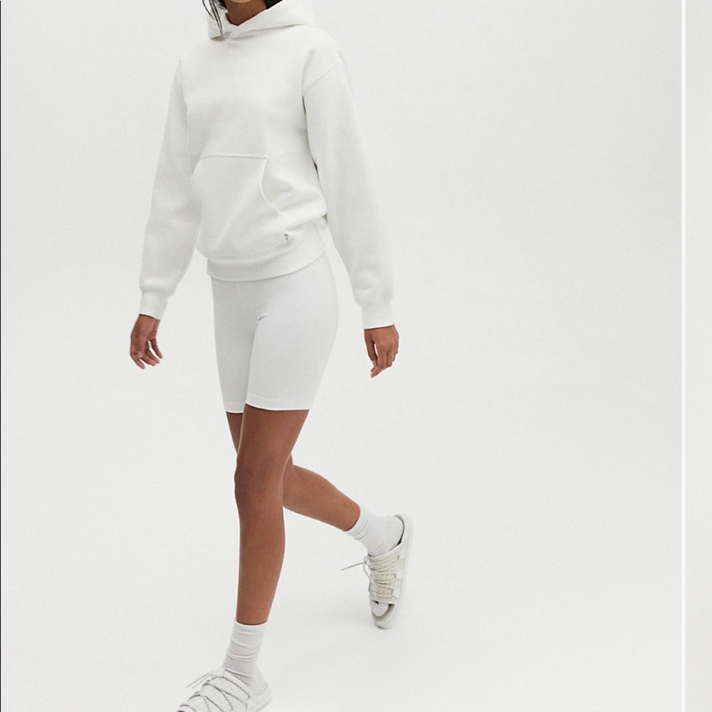 Aritzia Perfect Hoodie Salmon color